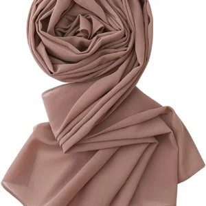 Premium Chiffon Hijab – Mocha