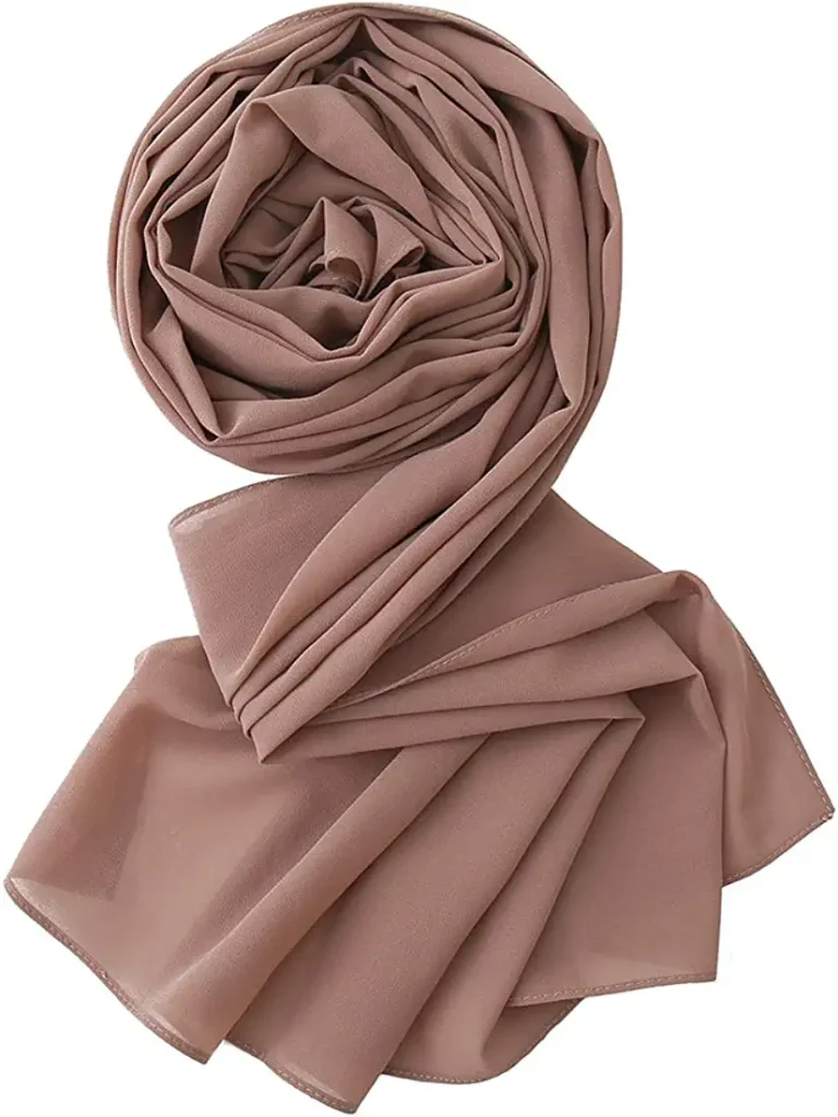Premium Chiffon Hijab – Mocha