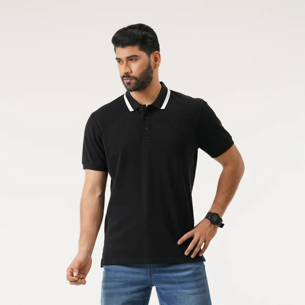 Premium Polo Shirt - Black